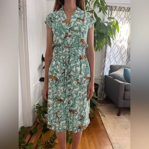 Maeve Anthropologie tiger dress